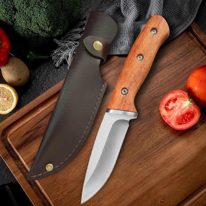 Handmade Forged Kitchen Knife Boning BUtcher Knife Stainless Steel Meat Cleaver Chef Knives for CookingTools Fruit Knife