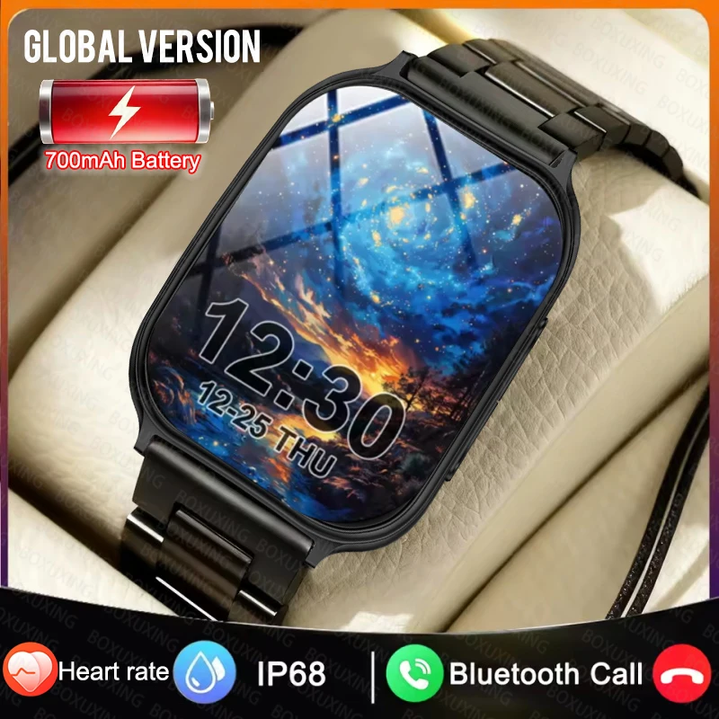 2026 New Men Watch 5 Bluetooth Call GPS Tracking Heart rate Blood oxygen IP68 Waterproof Sport Fitness Smart bracelet Unisex