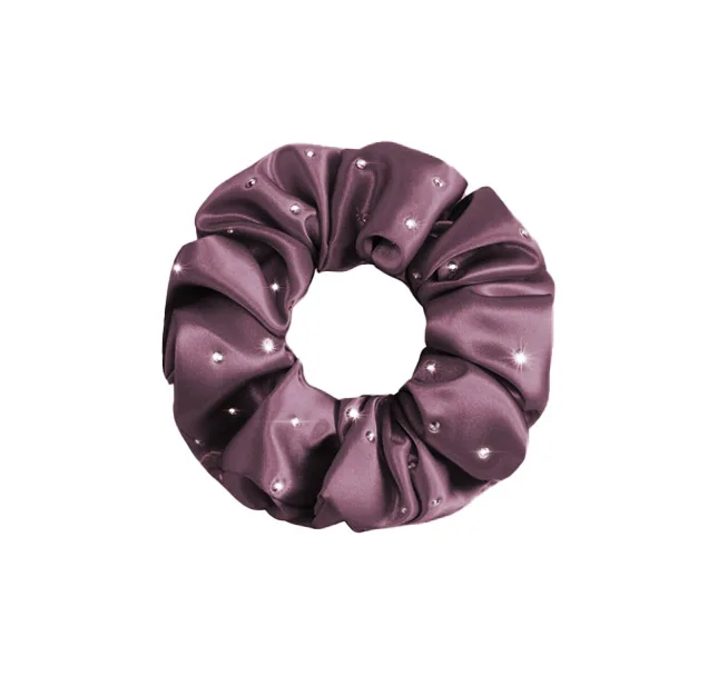 22 Momme Silk Crystal Scrunchie Large Adjustable Headband in Stock 3.5cm Silk Scrunchie Accessory