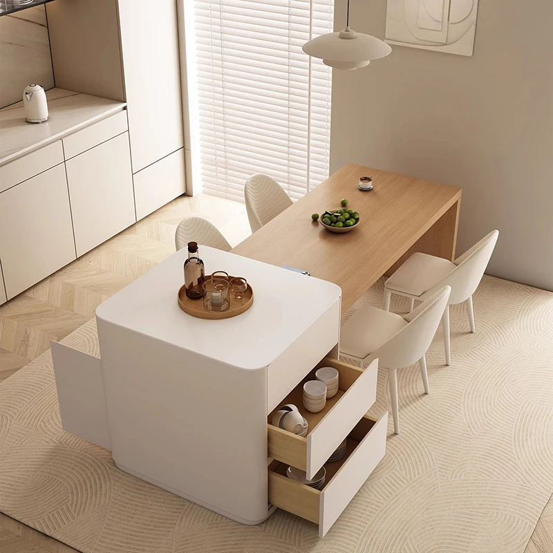 イタリアンモダンキッチンアイランド エレガントなデザイン クラシックでミニマルなキッチンアイランド 絶妙で耐久性のあるキッチン家具