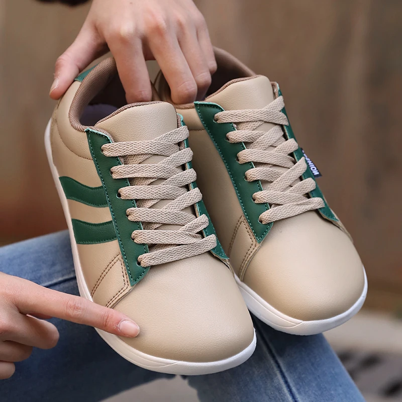 Unisex-Barfußschuhe, schwarz, leicht, weiche flache Sohle, lässige Sneaker, dünne Sohle, zum Joggen, Gehen, für die Schule, Komfortschuhe – Detail 1
