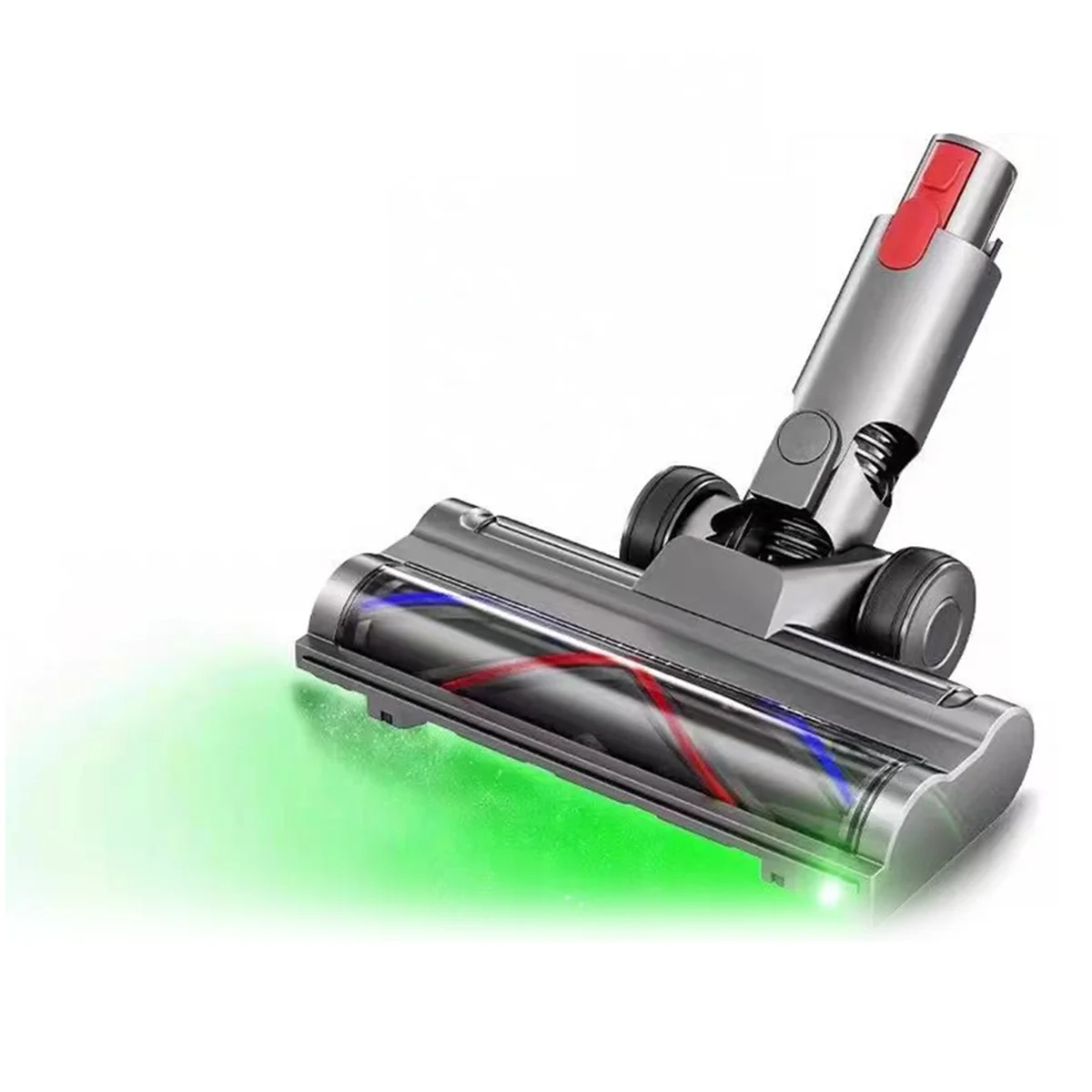 New For Dyson V7 V8 V10 V11 V15 Vacuum Attachment for Hardwood Floor Carpet V Shape Bristle Roller Brush with LED Lights