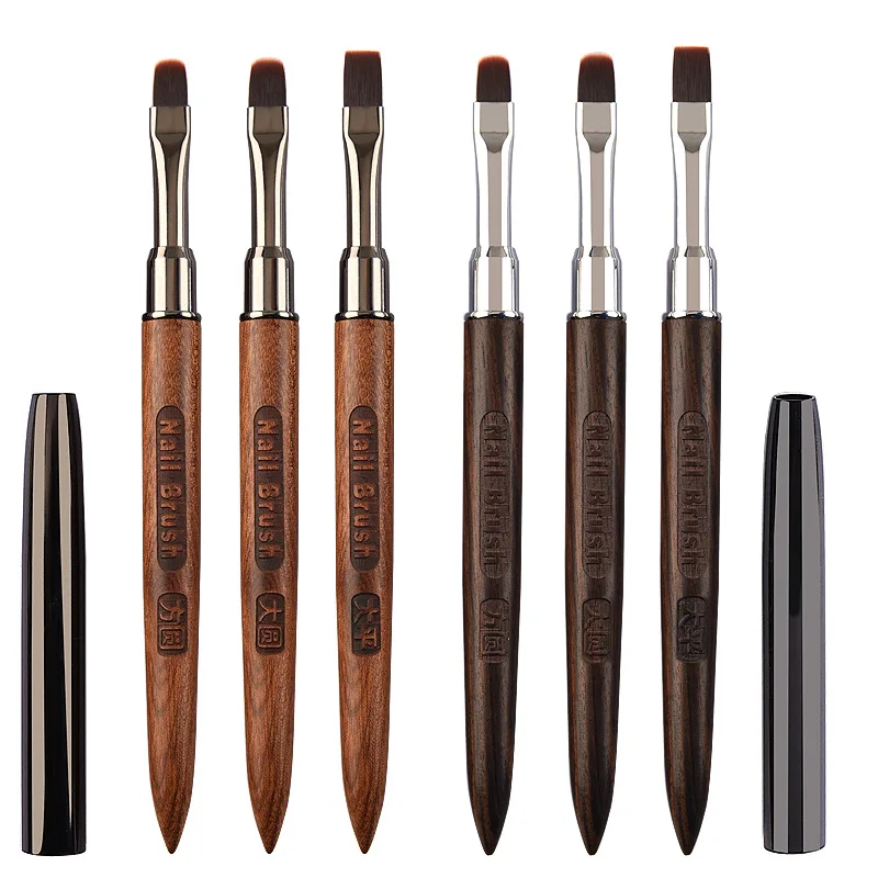 

1pc Wood Gel Painting Brush Nail Art for Gel Tip Extension Acrylic Accessory Nail Art Brushes Manicure UV Gel Nails Brush