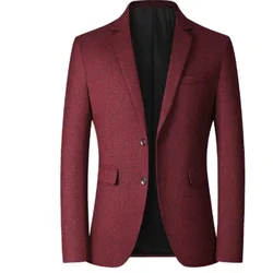 Spring and Autumn New Middle aged Men's Small Suit G6004