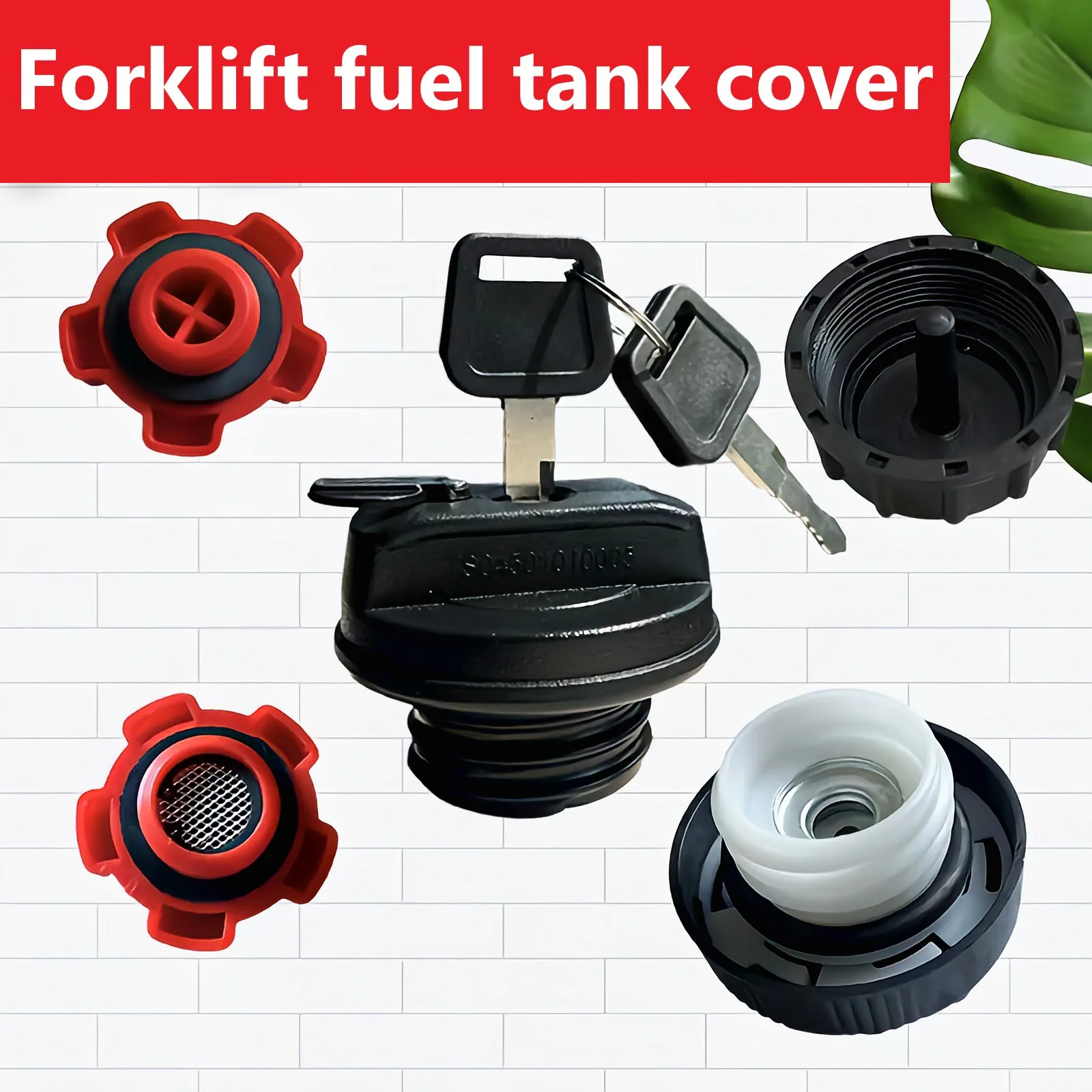 

Heli forklift original diesel tank cover (with key lock); Hangcha Heli Lonking Liugong Forklift XinChai Quanchai Engine Oil Cap