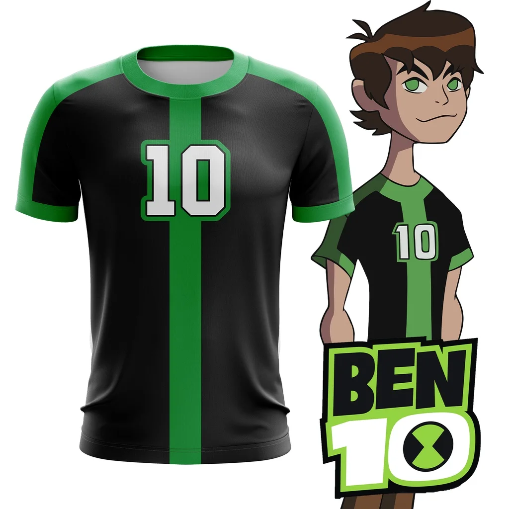 Harajuku Y2k بلايز قميص الانمي بن تينيسون ثلاثية الأبعاد مطبوعة الاطفال الكرتون ملابس الفتيان الفتيات الرياضة المحملة ملابس الرجال ملابس حريمي