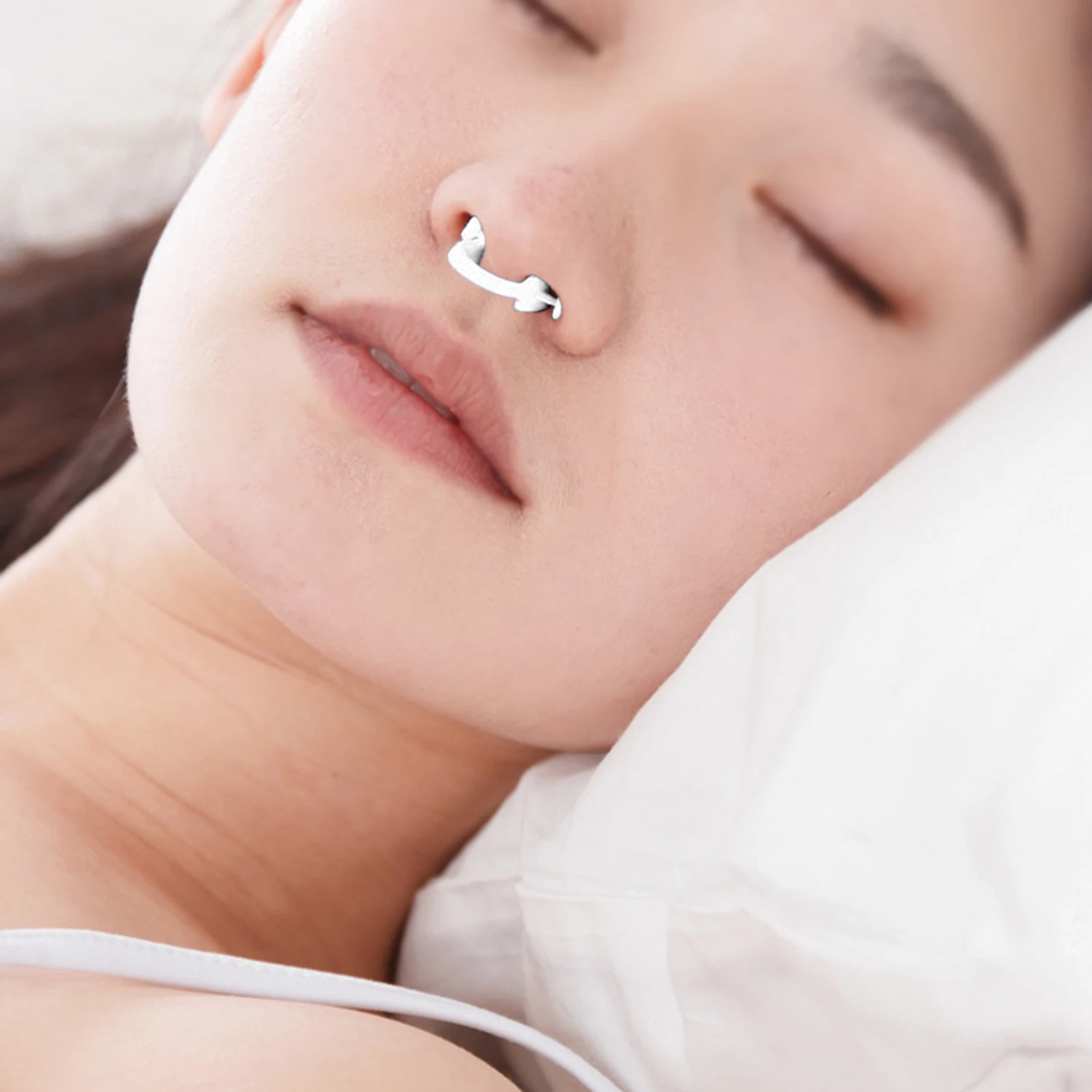 Anti Snoring Rings Nasal Dilator Elastic TPE Expanders for Improved Breathing During Sleep Compatible with Most Adult Nose