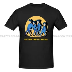 But The Time Is Better The Beatle Band Printed T-Shirt Men Fashion Casual Short Sleeve Cotton Tshirt Summer Tees