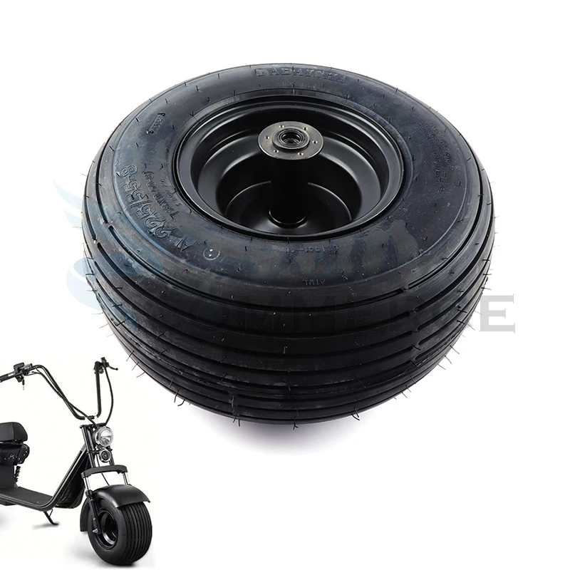 

8 inch vacuum wheel 18x9.50-8 225/55-8 Tubeless tire Disc brake hub For China Harley bicycle Electric scooters Motorcycle parts