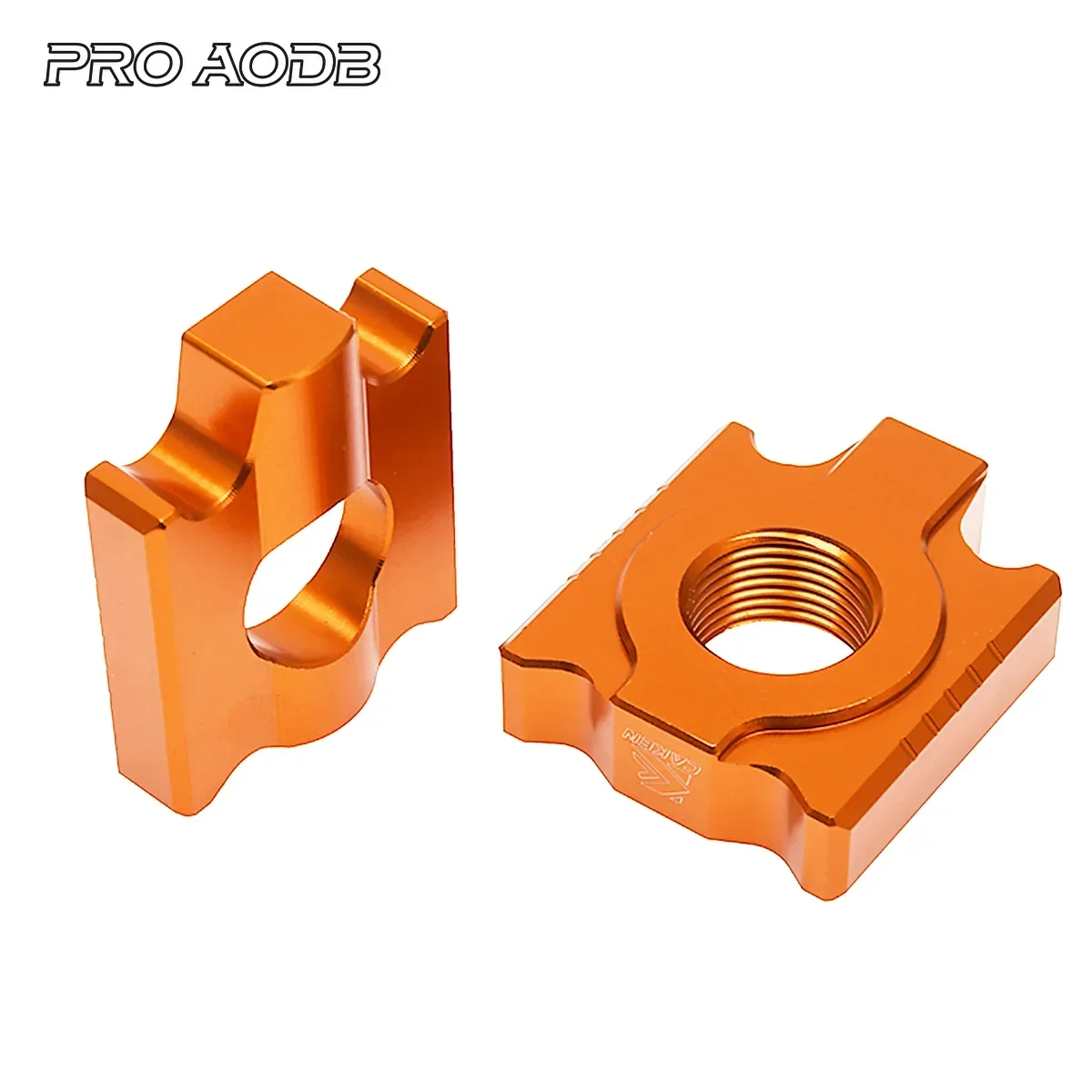 Bloque de eje de Ajustador de cadena trasera de aluminio CNC de 20mm para KTM Husqvarna XC XCF SX SXF EXCF XCW XCFW TC TE FE FC TX Dirt Bike