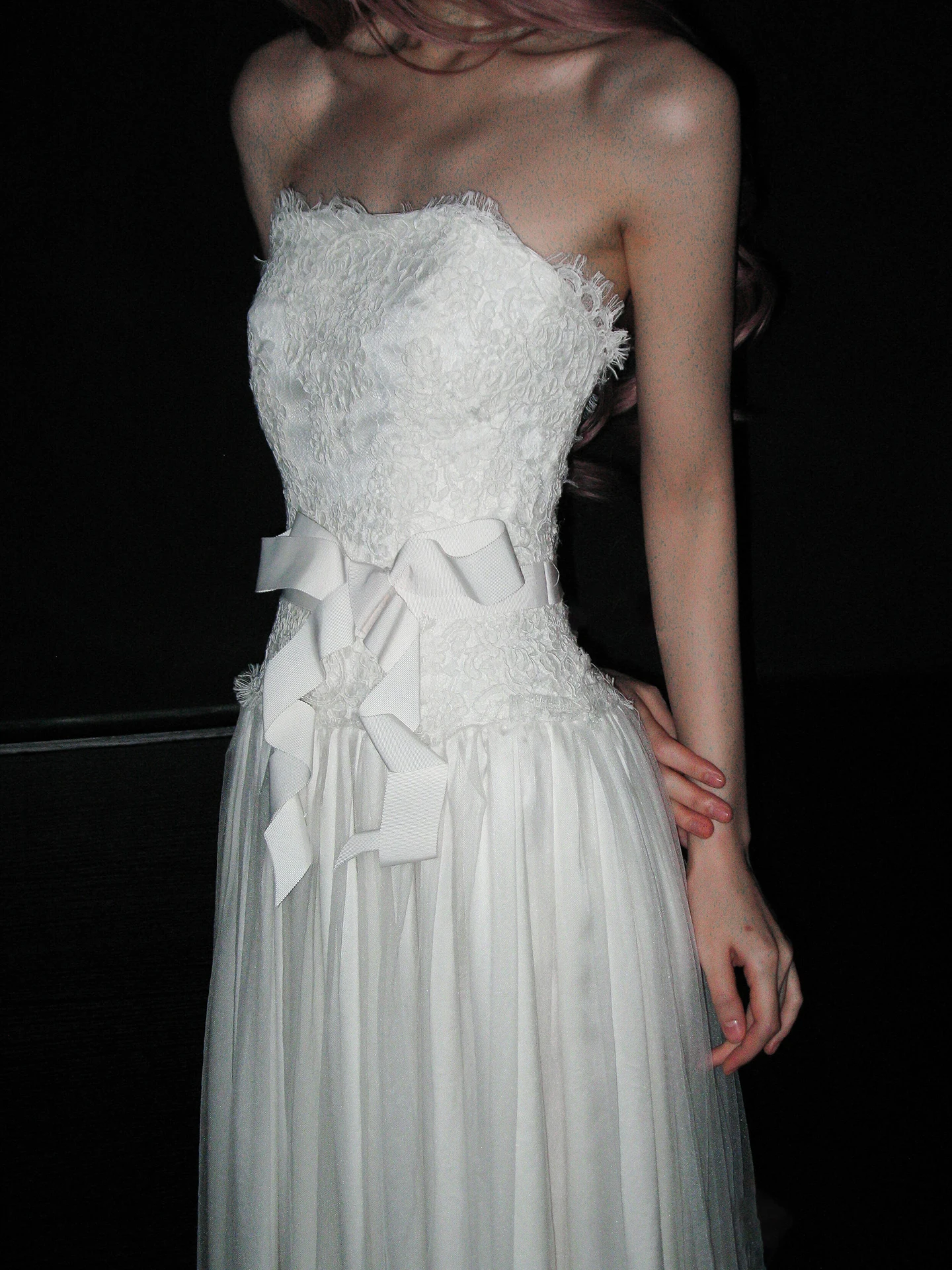 

Ele Lace Bridal Gown with Strapl Design And Small Train for Wedding Outdoors White Cus-Made Long Dr for Brides