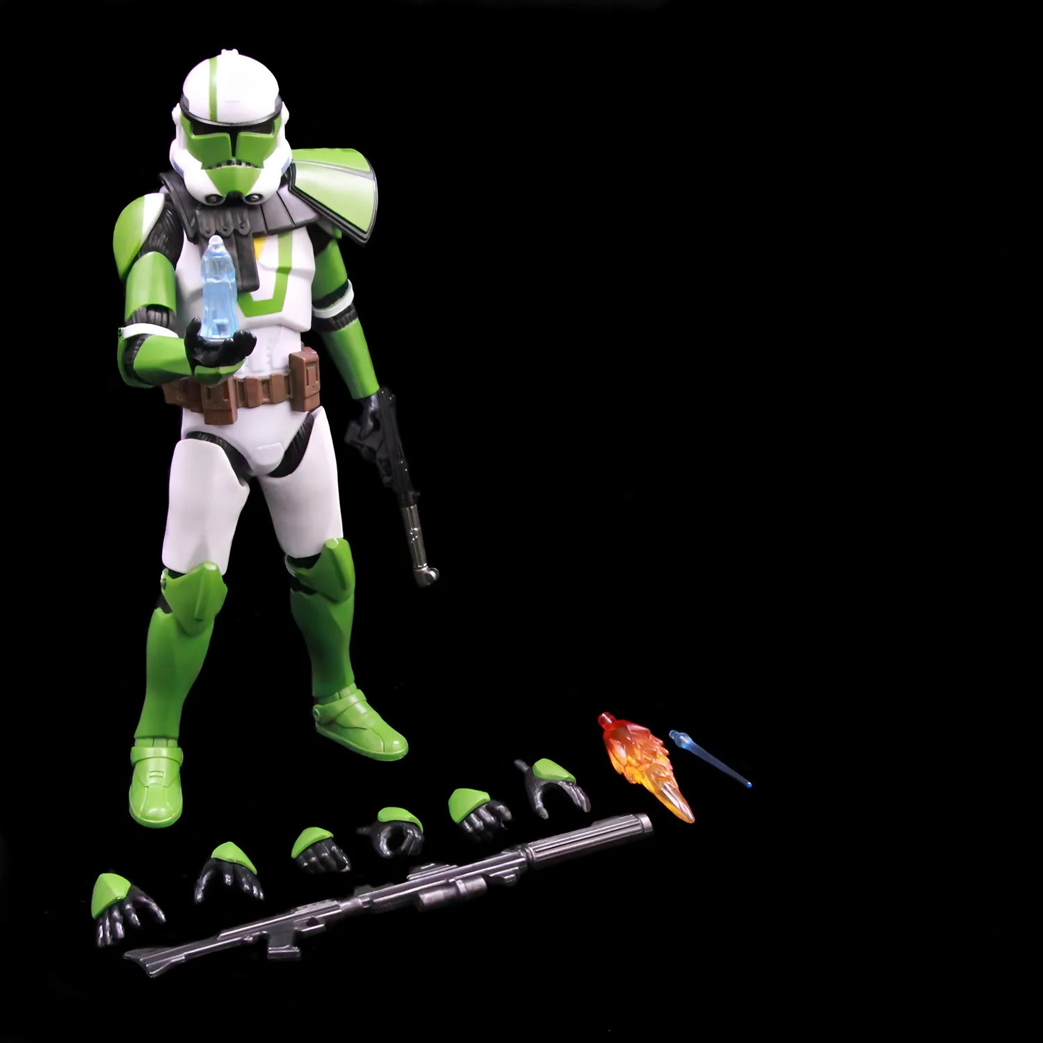 New Body(JOV3.0) - Star Wars 104th Trooper Wolf Pack Boost Sinker Comet Kamino ARC Trooper Grey Team 6" Action Figure Clone Toys image 3