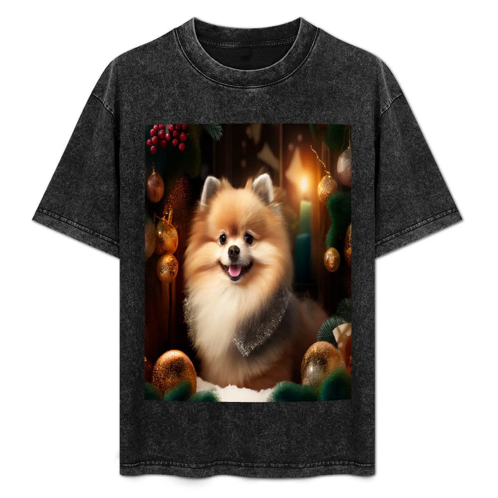 

Pomeranian T-Shirt Mechanic Work Tee Shirt