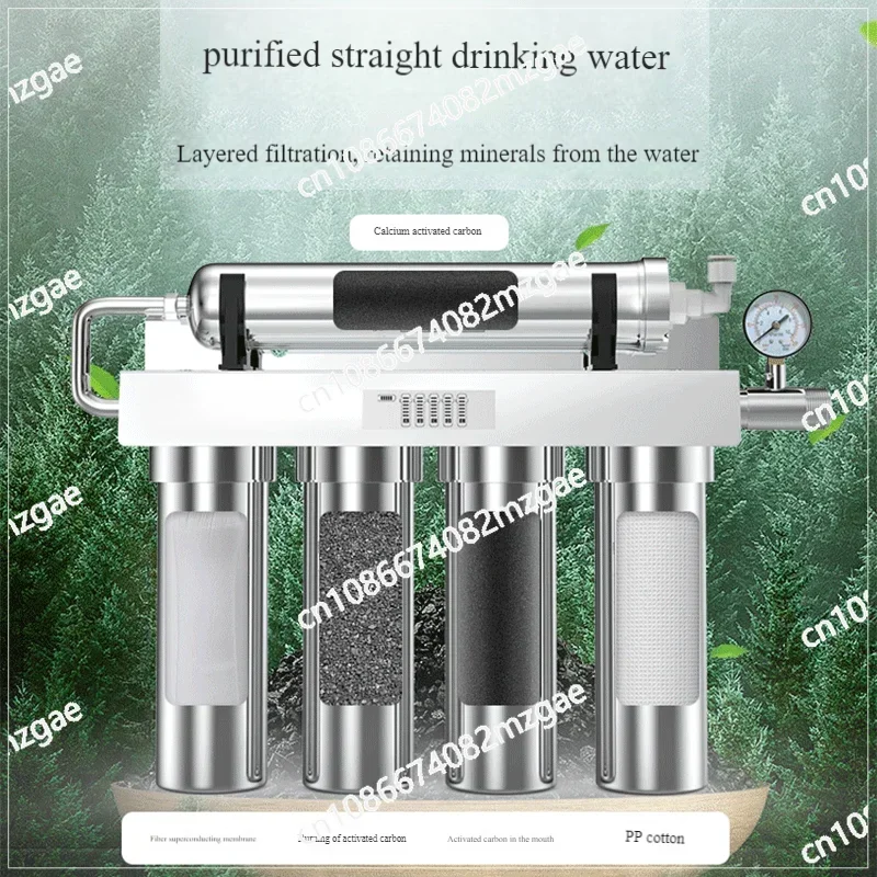 Five-Level Ultrafiltration Water Purifiers Kitchen Tap Water 304 Stainless Steel Purifier Household Direct Drinking Water Filter