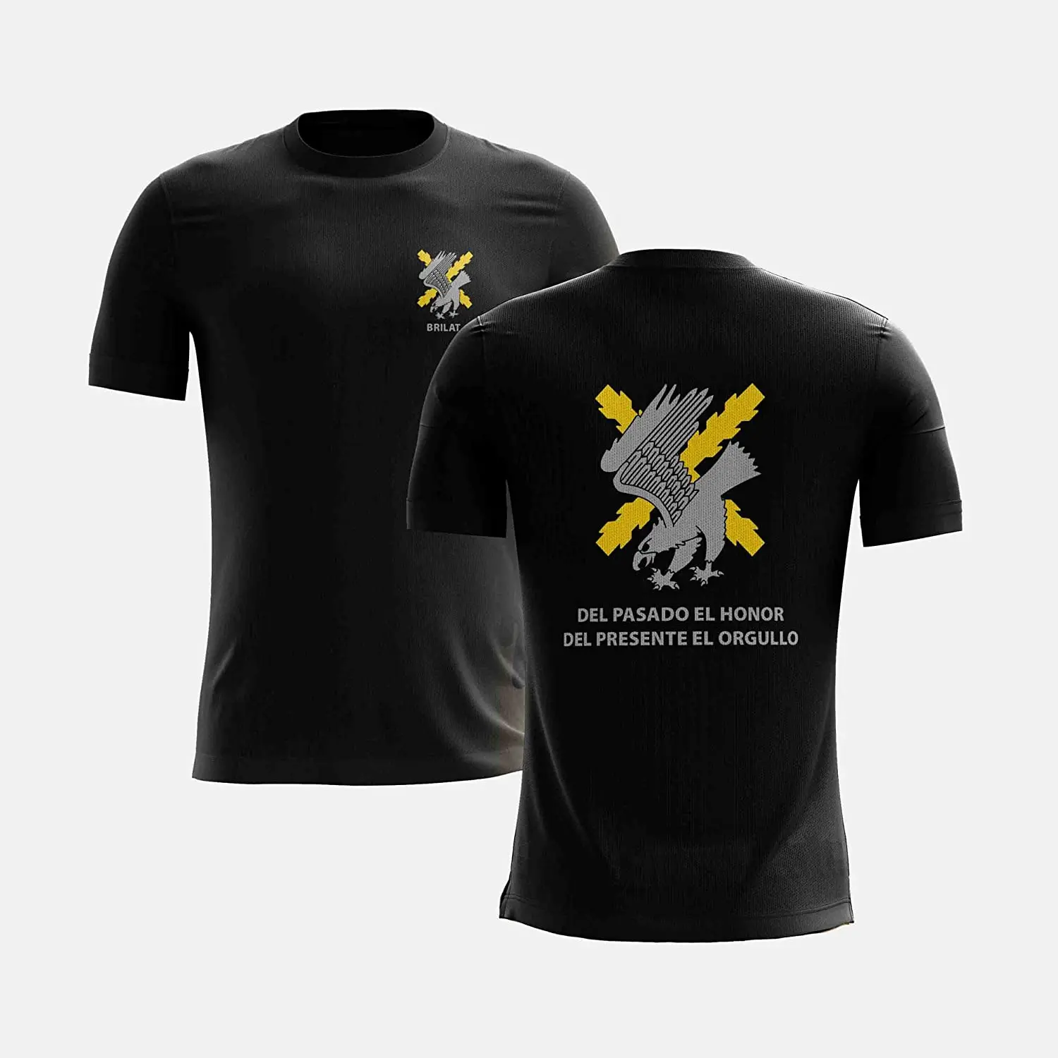 

Camiseta Ejercito De Tierra Español. Brigada De Infantería Ligera Aerotransportable. Español Brigada "Galicia" VII. 100% Algodón