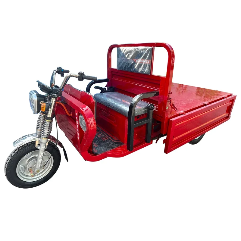 

Heavy Loading 60v Three-Wheel Electric Bike Open Cabin Electric Tricycles Adult Electric Truck Tricycle