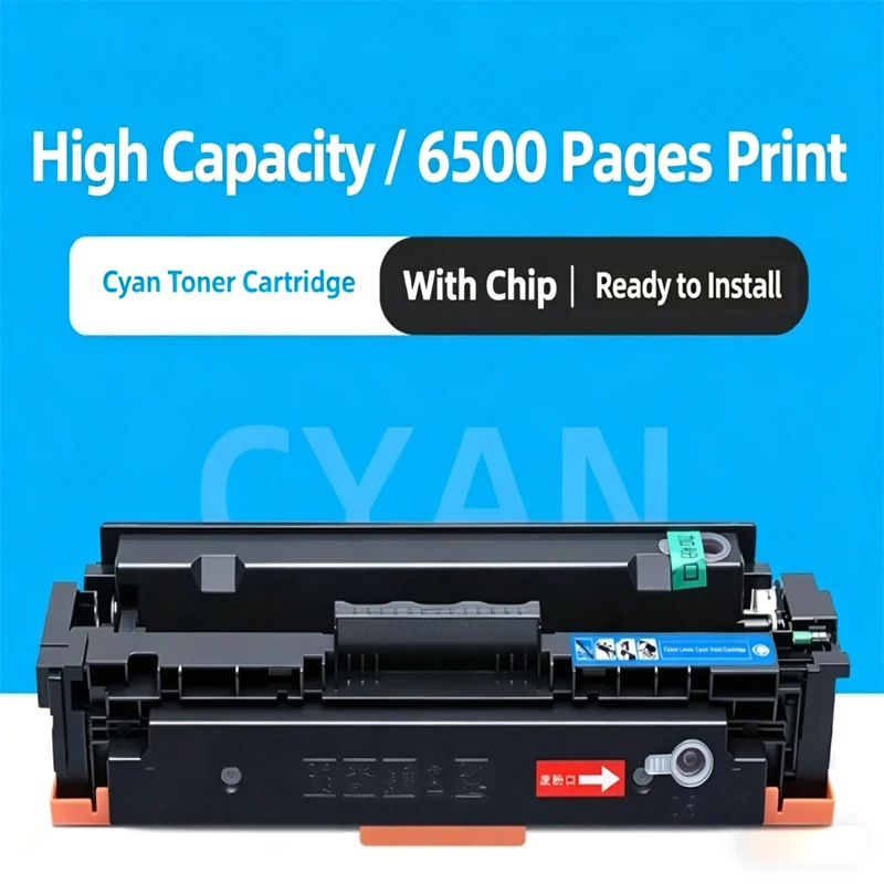 CRG055H Toner Cartridge Replacement for Canon i-SENSYS LBP663Cdw LBP664Cx MF742Cdw with Chip 1 Pack
