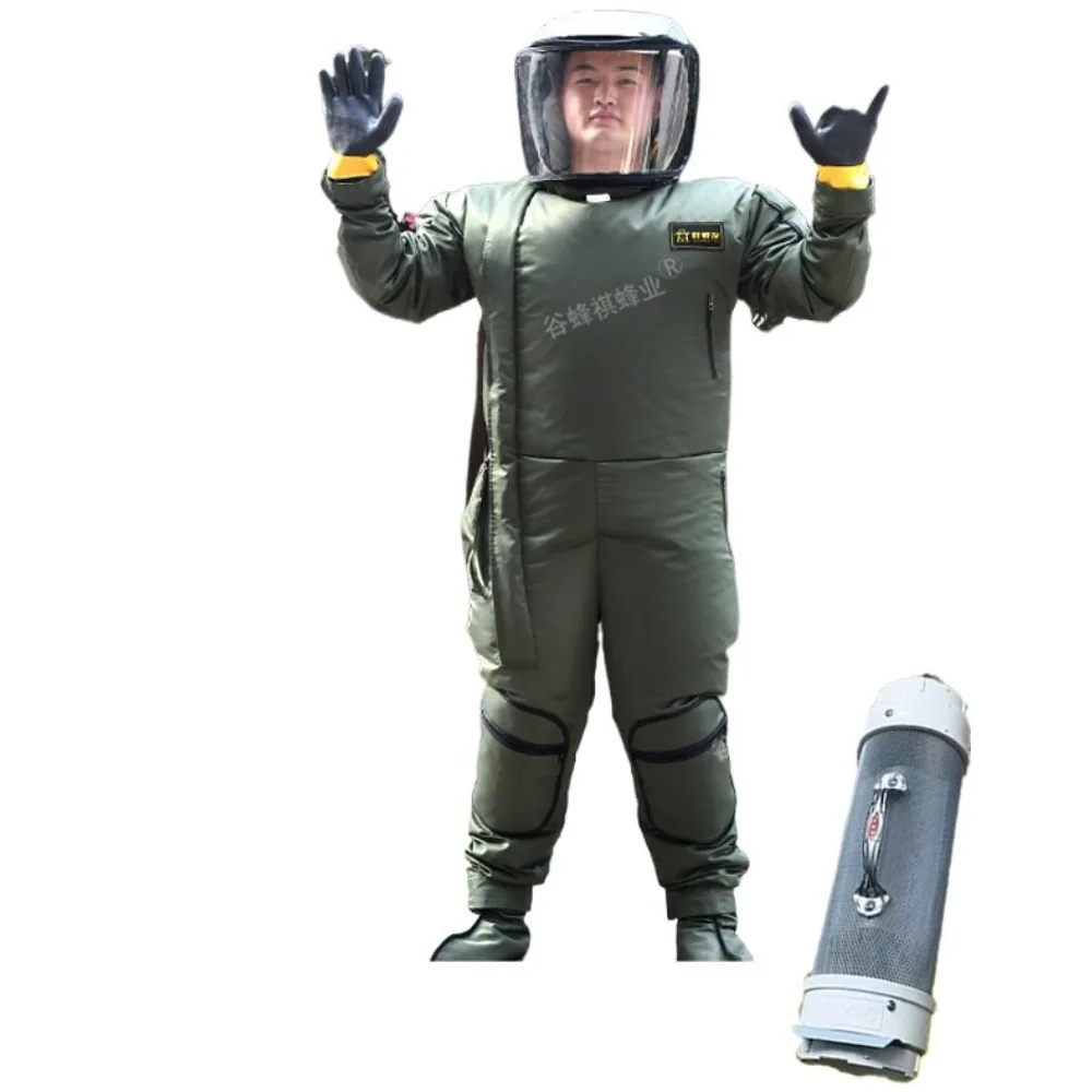 Full Set One Piece Anti Hornet Suit 3D Air Circulation Protective Clothing For Catching Vespa Wasp