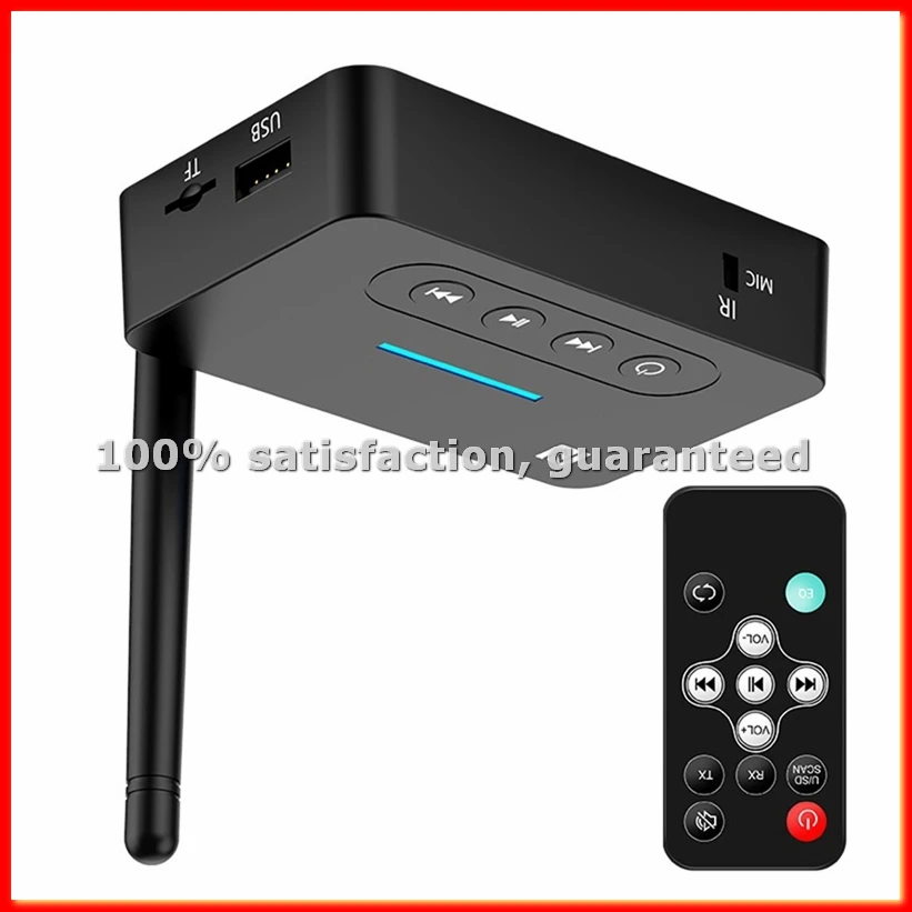 

NFC Bluetooth-аудиоприемник-передатчик, USB-адаптер для воспроизведения музыки с TF-карт, AUX-аудиоусилитель, беспроводной стереоадаптер-VVNB