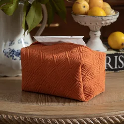 Ins Nordic Texture Tissue Case Napkin Holder For Living Room Table Tissue Boxes Container Home Car Papers Dispenser Holder