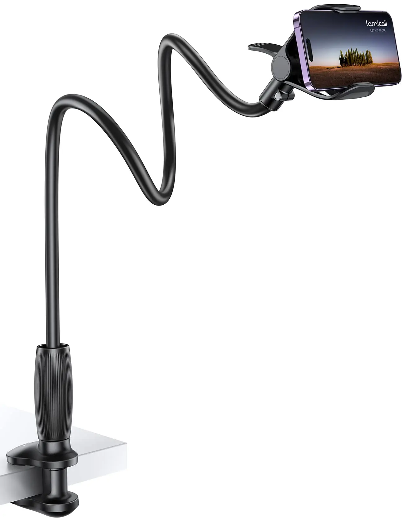 

Multifunction Lazy Mobile Phone Holder Universal Flexible Hose Creative Clip for Bedside Desktop Live Streaming Watching Drama