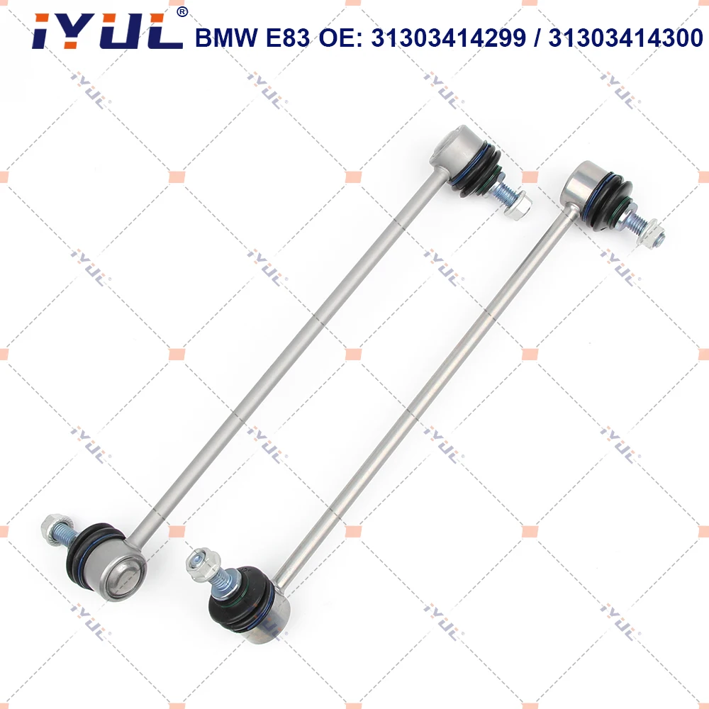 

A Pair Front Axle Sway Bar End Stabilizer Link Ball Joint For BMW X3 Series E83 2.0i 2.5i 3.0d 3.0i xDrive 2003-2011