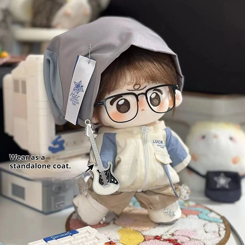 

20cm Cotton Doll Dress With No Attributes Sweet And Cute Casual Sports Set Fresh Replacement With Creative Surprise Accessorie