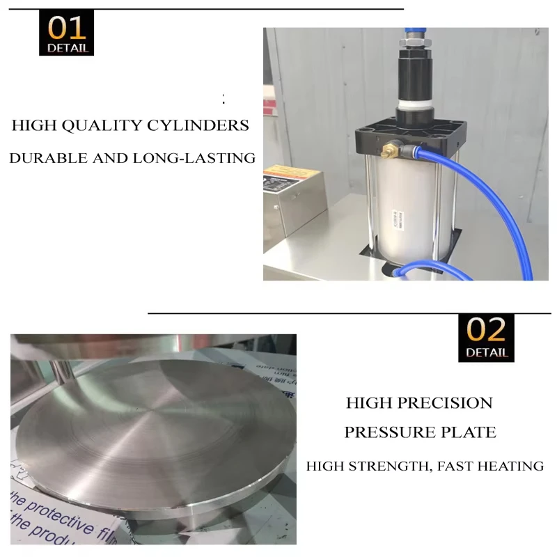 Chapati Roti Flat Pancake Tortilla Making Machine Roasted Duck Bread Baking Maker Machine Dough Press Machine