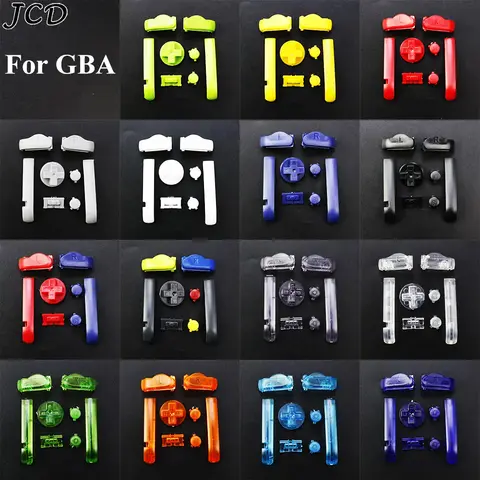 1 세트 고품질 원래 크기 버튼 키 Gameboy Advance GBA 하우징 쉘 버튼 색상 무료 선택