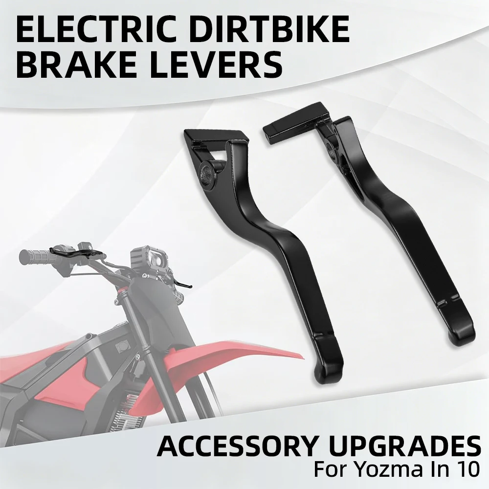 Accessori per Moto: Leva Freno in Alluminio per Manubrio Moto Yozma IN 10, Ricambi Moto per Bici Elettrica da Cross Off-Road