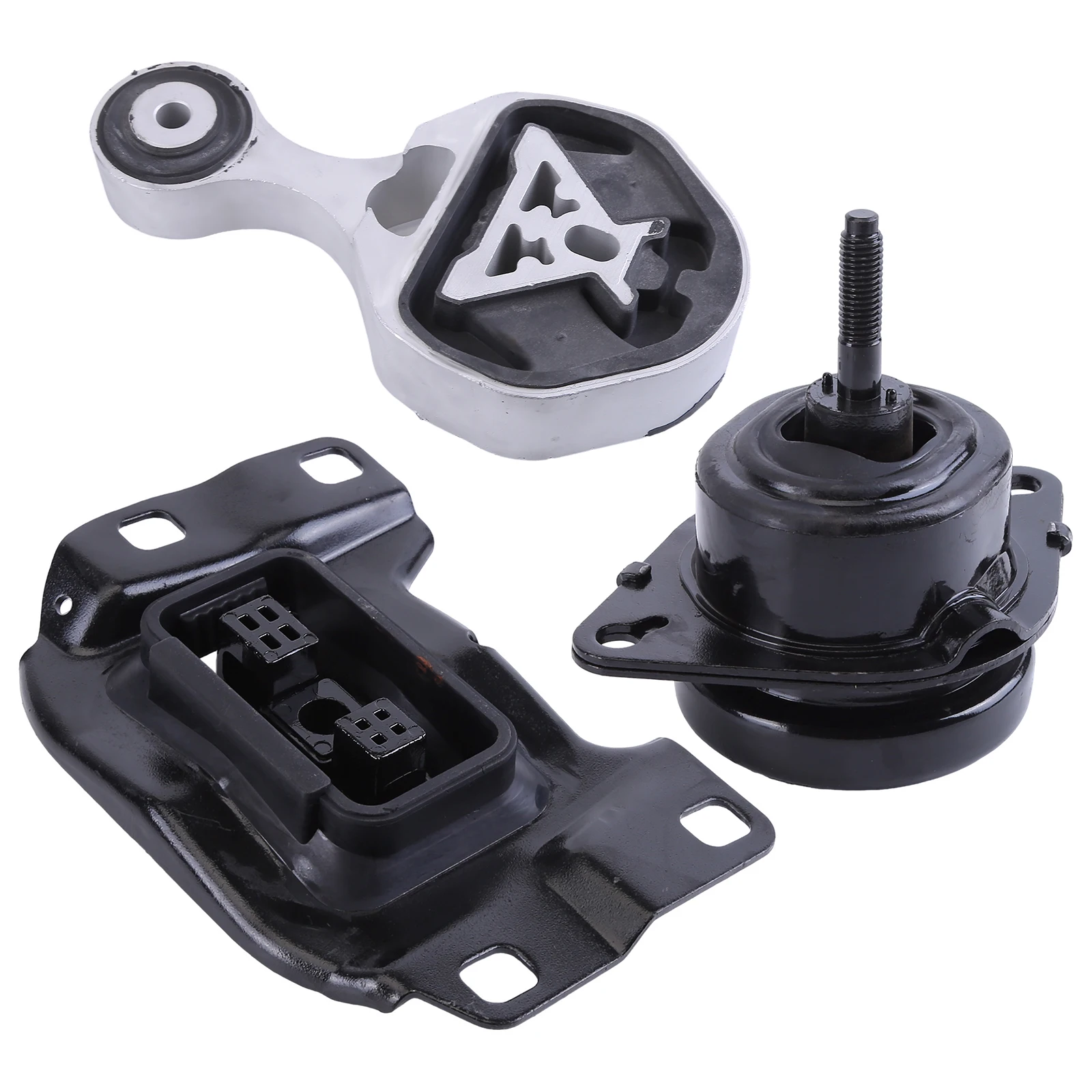 3PCS Engine Motor and Trans Mount Set Compatible for 2016-2019 Ford Explorer 2.3L FWD A5634 A5917 A5875