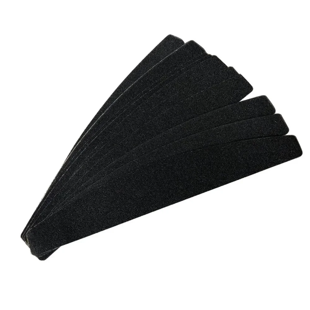 10 Pcs  Removalble Pads Durable Nail File Replacement Sandpaper Halfmoon Shape