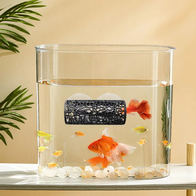 

Suitable for small aquatic pets, tunnel toys, aquarium decorations, household items, fish habitat ornaments, with suction cups
