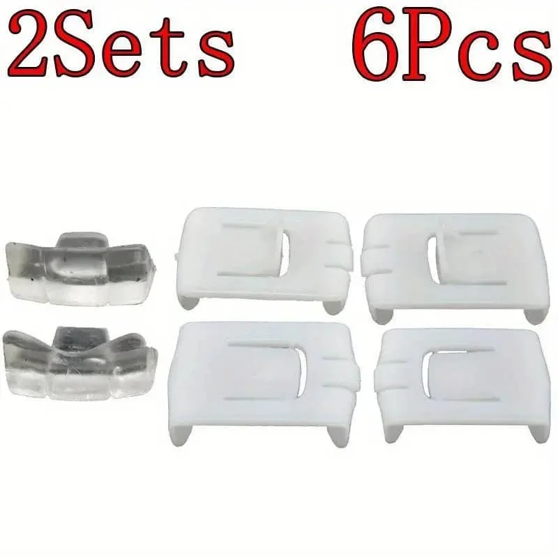 6pcs Front Row Track Runner Centre Sliders Guide For Volkswagen Golf Jetta MK1 MK2 MK2 MK3-OEM Part Number 435881203A 171881213B