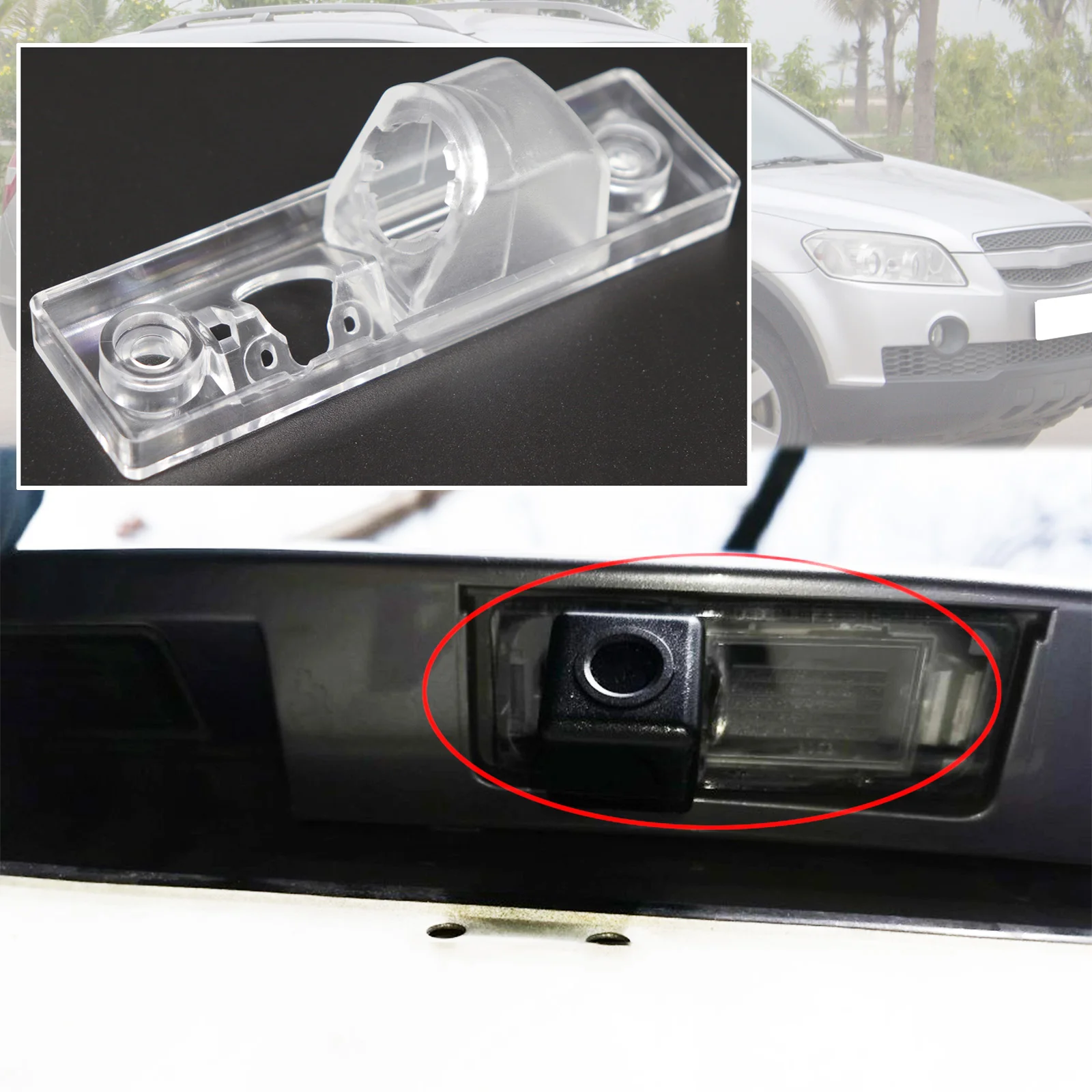 

For Chevrolet Cruze J300 Orlando J309 Spark M200 M250 M300 Epica Nexia Captiva Vivant Car Rear View Camera Bracket Housing Case