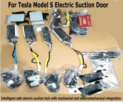 Smart Auto Electric Suction Door Lock for Tesla S Tesla model 3 Automatic Soft Close Door Super Silence Car Vehicle Door
