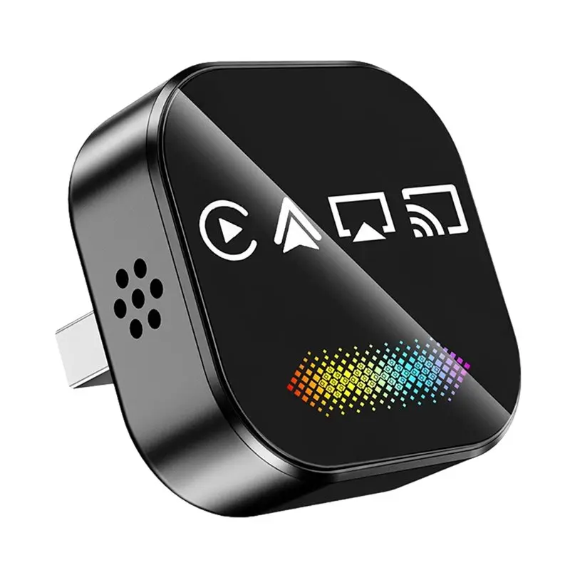 

Y43A-4In1 Wireless Carplay AI Smart Box Airplay/Mirror Link/Android Auto/Carplay USB Dongle Adapter Car Intelligent System