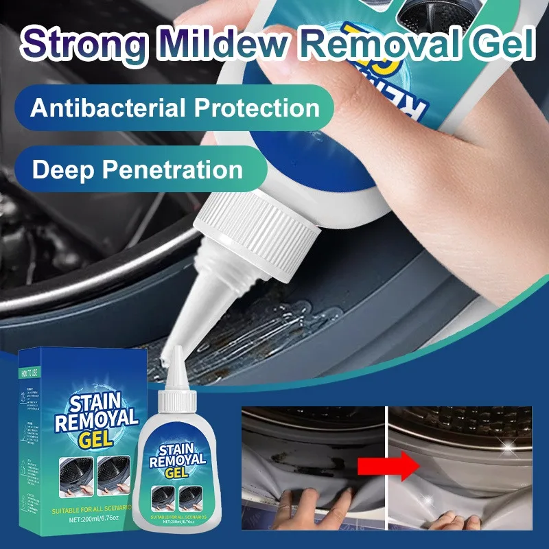 

Powerful mold remover gel for tile crevice washing machine