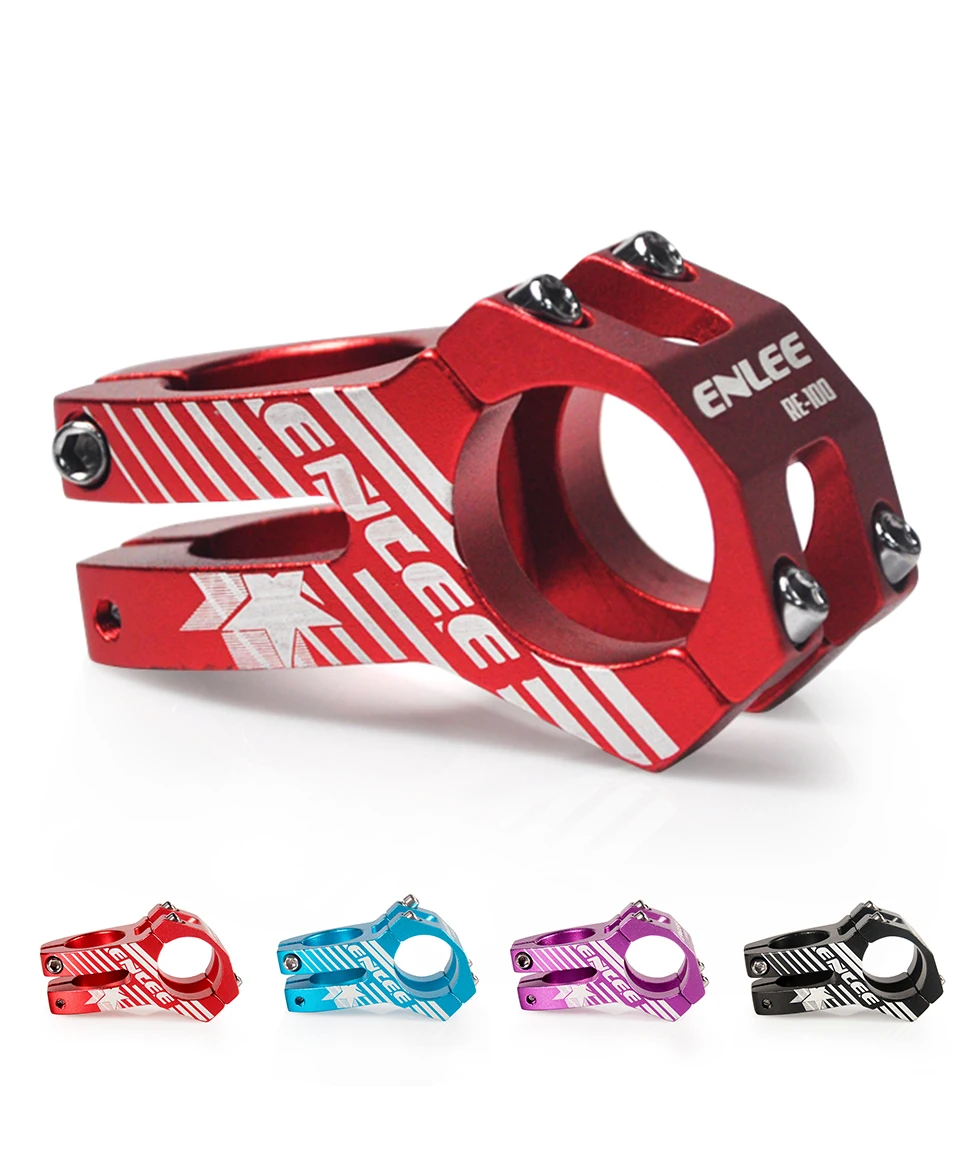 ENLEE MTB Vorbau 31,8 x 45 mm hochfester kurzer Lenkervorbau Aluminiumlegierung Fahrradbrücke Racing Downhill-Bike / Rennrad Vorbau – Detail 1