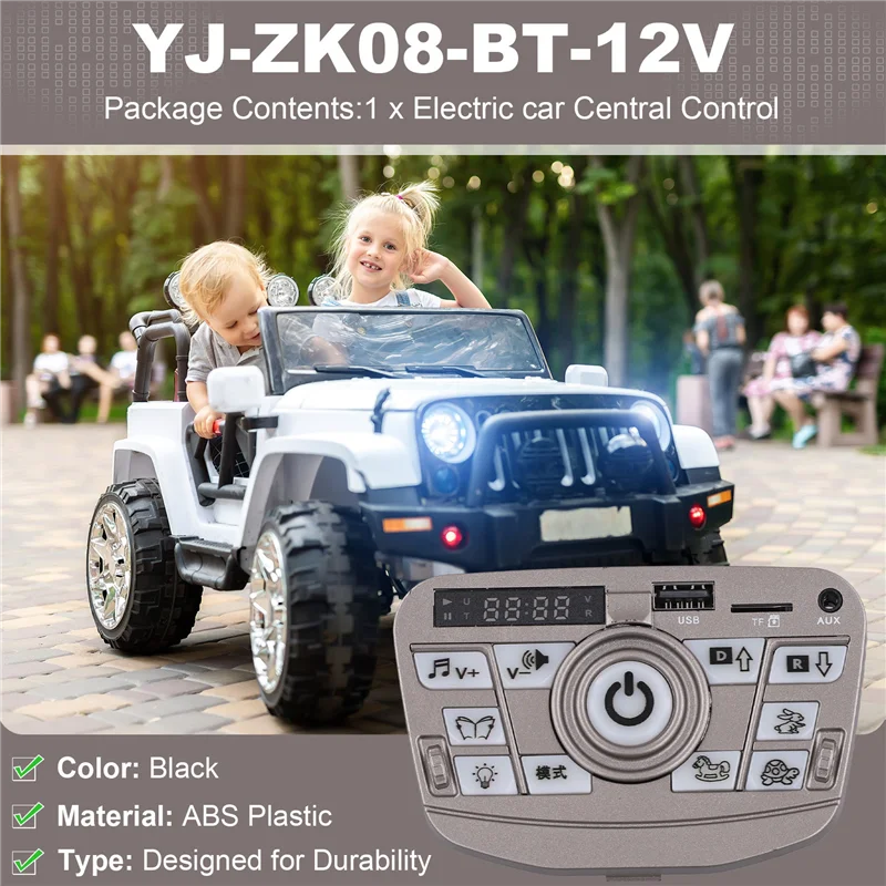 

YSUN-YJ-ZK08-BT-12V Интегрированная материнская плата контроллера для детского электромобиля Центральная консоль управления