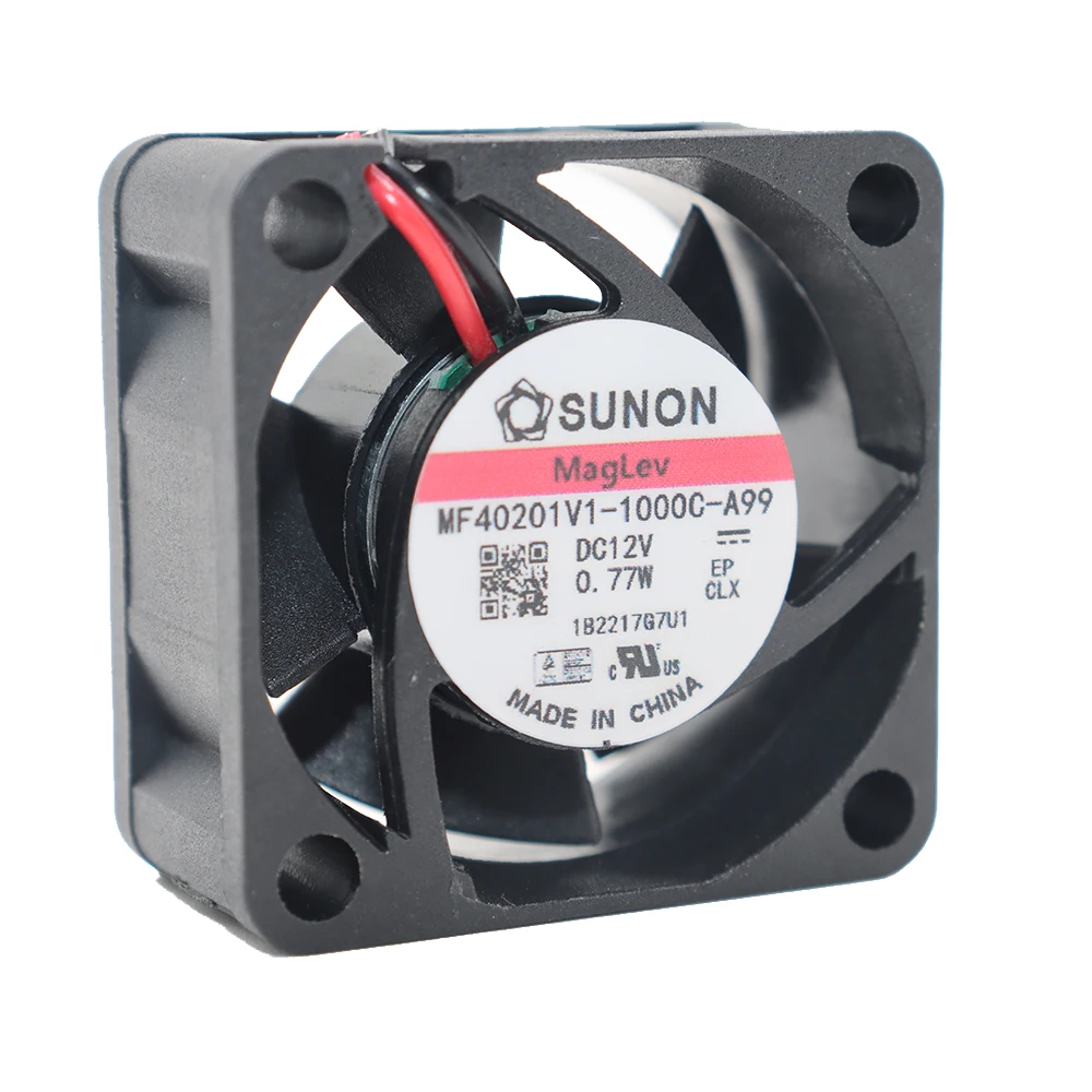 Original SUNON 4CM MF40201V1-1000C-A99 12V 0.77W Silent Heat Sink Fan - Quiet Cooling Fan for Electronics