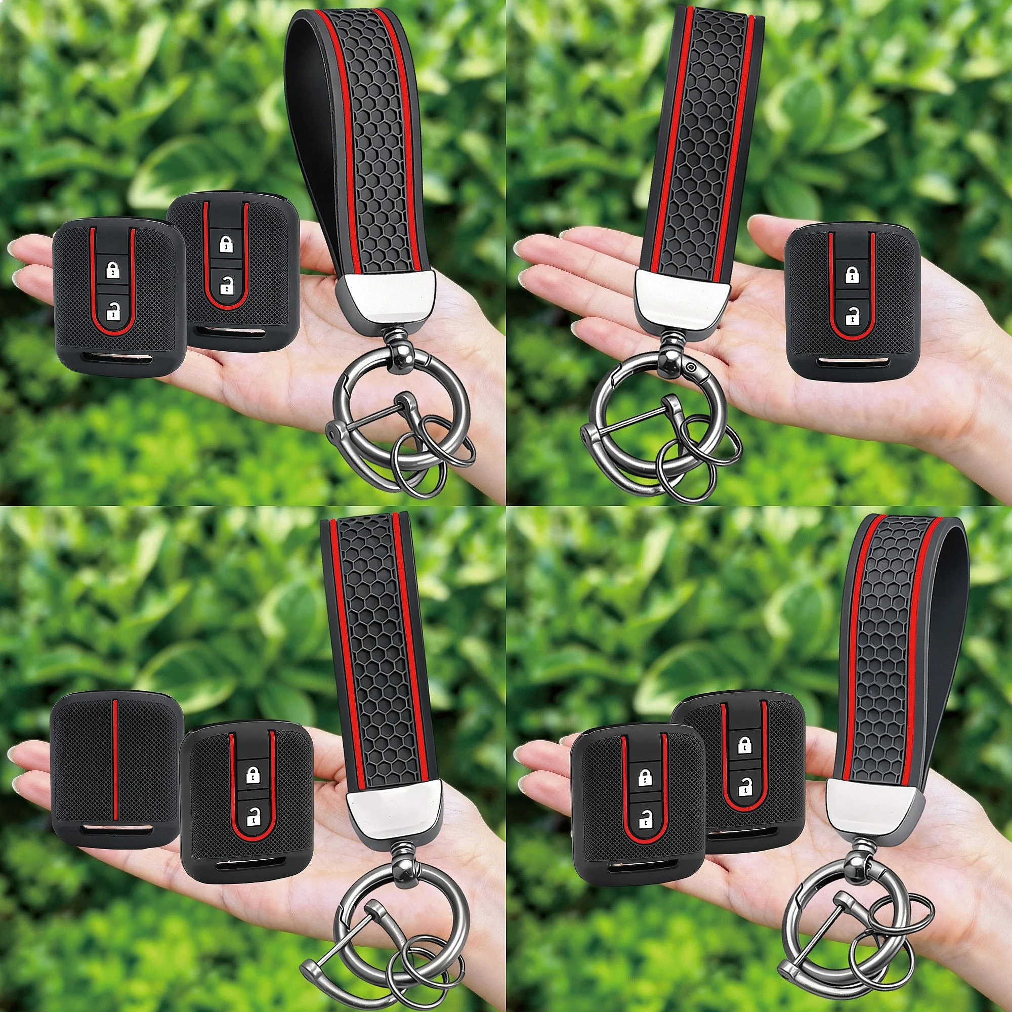 Car Key Fob Cover Silicone Rubber Auto Key Shell For Nissan Micra K12 Note Navara Qashqai J10 Primera Almera Sunny X-Trail