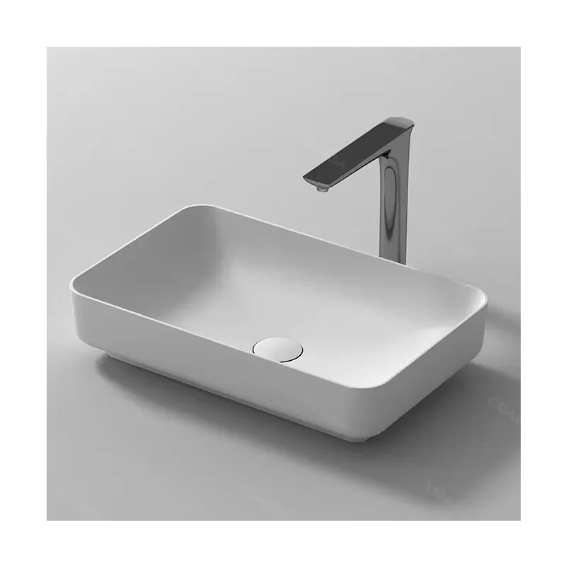 Modern Bathroom Sink Cabinet Top Mount Washbasin Sanitary Ware Basin New Design for Home Decoration High Quality Ceramic New