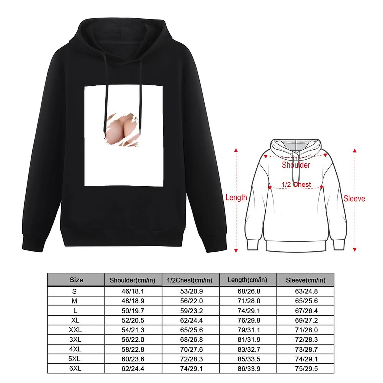 Big boobs Pullover Hoodie graphic t shirts men hoodies for men