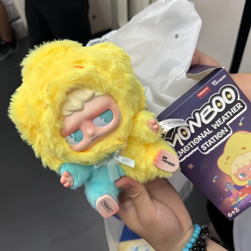 Miniso Origineel Op Voorraad Monboo Mood Weather Station Serie Vinyl Blind Box Speelgoed Desktop Decor Verzamelen Poppen Verjaardagscadeaus