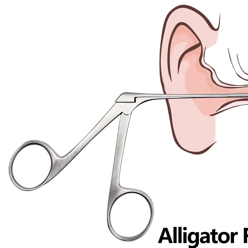 

Ear Wax Picker Pliers Tongs Earwax Remover Micro Alligator Crocodile Nasal Forceps Ear Wax Canal Cleaner Clip Tweezers Tool