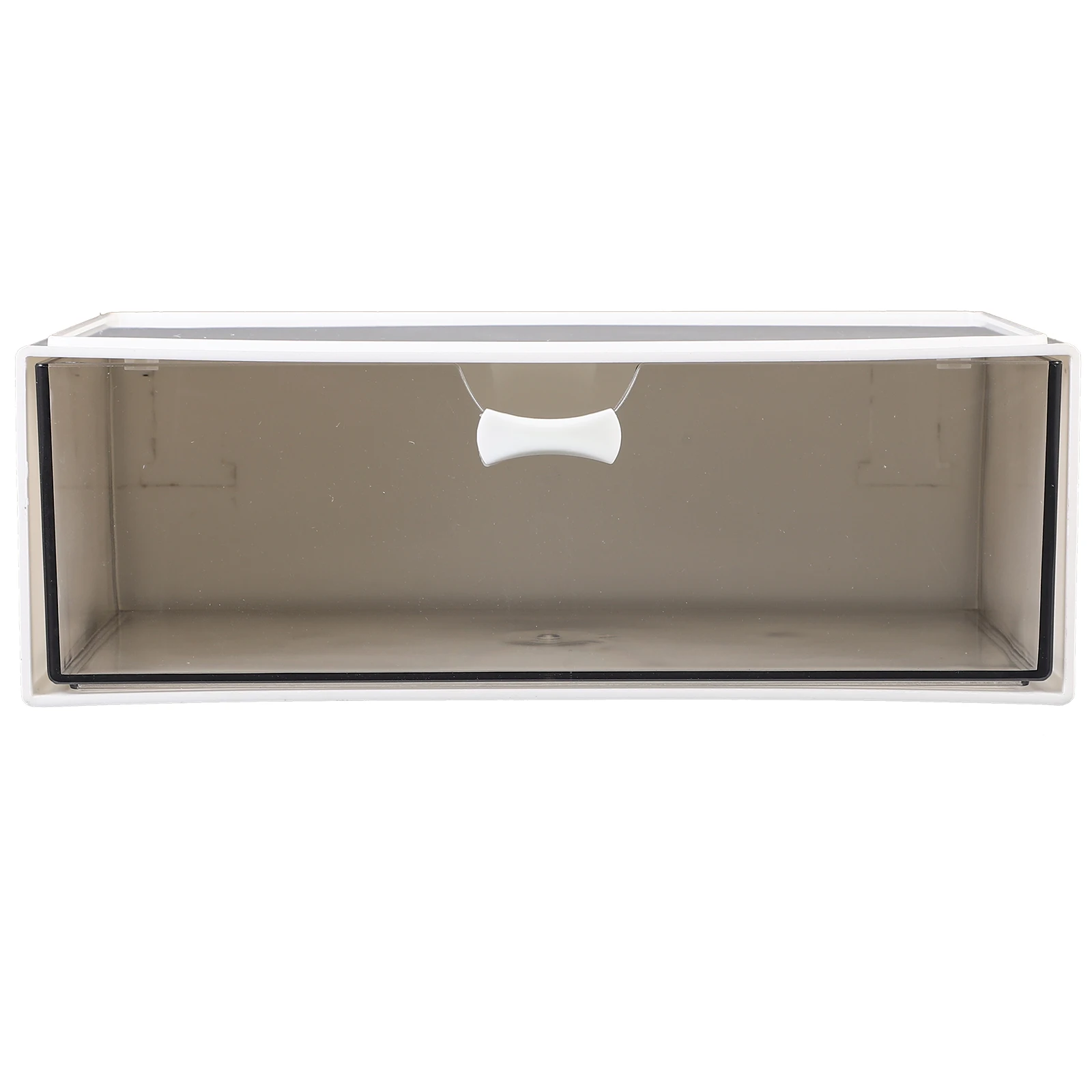 

1pc Sturdy Desktop Clear Drawer Storage Box Multi-Function Plastic Organizer For Stationery Office Makeup Transparent