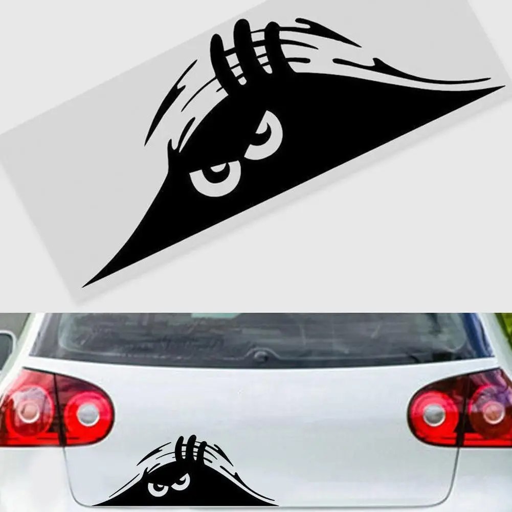 Peeping Door Slit Stickers Body Sticker Scratch Decal Reflective Sticker For Car Auto Headlight Decoration