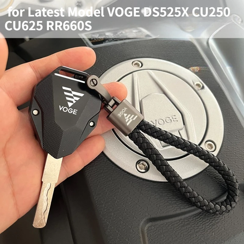 For VOGE RR660S CU625 CU250 DS525X Compatible - New Model Moto Key Fob Cover with Lanyard