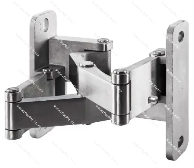 Stainless Steel Fire Pipe Hinge Two-dimensional Adjustable Dry Hanging Stone Hinge Concealed Door Hinge Concealed Door